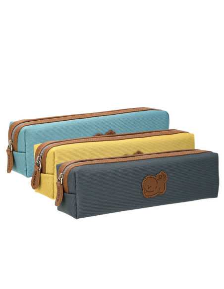 DL67030,Penar etui tubular culori asortate cute dog deli