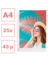 ES628486,Folie protectie a4 43 microni 25/set reciclabila colour'breeze esselte