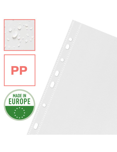ES628486,Folie protectie a4 43 microni 25/set reciclabila colour'breeze esselte