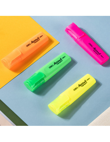 DLES622,Textmarker set 4 accent s621 deli