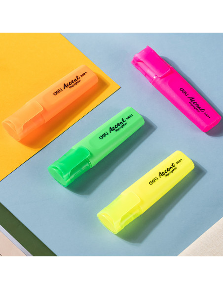 DLES622,Textmarker set 4 accent s621 deli