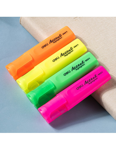 DLES622,Textmarker set 4 accent s621 deli