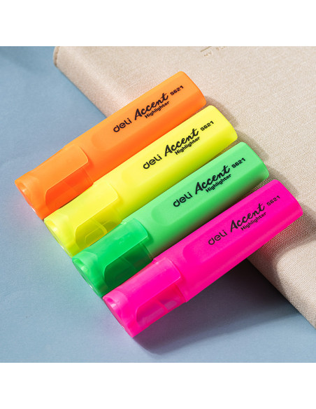 DLES622,Textmarker set 4 accent s621 deli