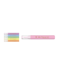 DLEU12-6C,Textmarker set 6 slim miyou macarons deli 2