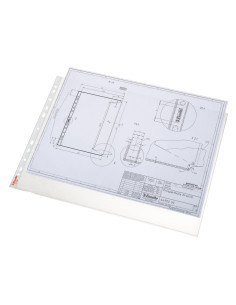 ES55230,Folie protectie a3 50/set 85 microni esselte