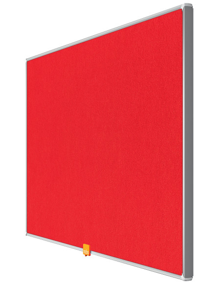 NB1905310,Panou textil widescreen 32"(721*411mm) rama aluminiu rosu nobo