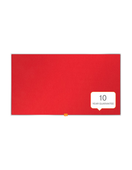 NB1905311,Panou textil widescreen 40"(898*510mm) rama aluminiu rosu nobo