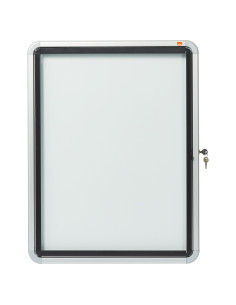 NB1902577,Avizier magnetic 4*a4 carcasa pt exterior metalica nobo