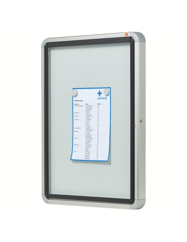 NB1902577,Avizier magnetic 4*a4 carcasa pt exterior metalica nobo