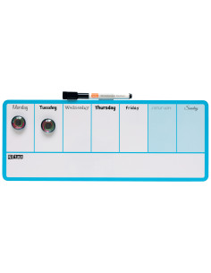 NB1904047,Planner magnetic saptamanal 14*36 cm albastru nobo 2