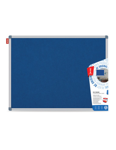 MTF150100-13,Panou textil 100*150 cm albastru rama aluminiu memo be