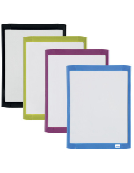 NB1903816,Tabla magnetica 21*28 cm + accesorii alba rama color nobo