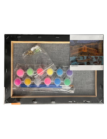 MCPP203N95,Panza predesenata pe sasiu neagra 20*30cm venetia sf art pigna