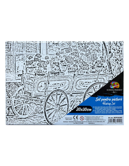 MCPP203081,Panza predesenata pe sasiu 20*30cm flori 2 sf art pigna MCPP203081,Panza predesenata pe sasiu 20*30cm flori 2 sf art pigna