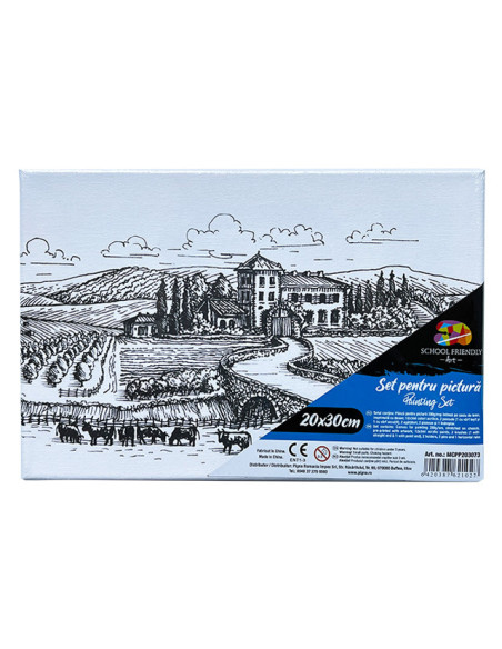 MCPP203073,Panza predesenata pe sasiu 20*30cm peisaj sf art pigna MCPP203073,Panza predesenata pe sasiu 20*30cm peisaj sf art pigna