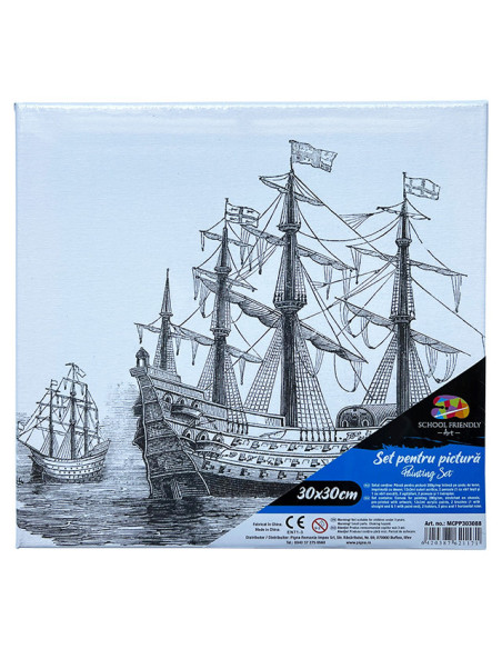 MCPP303089,Panza predesenata pe sasiu 30*30cm conac sf art pigna MCPP303089,Panza predesenata pe sasiu 30*30cm conac sf art pigna