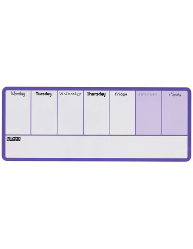 NB1904048,Planner magnetic saptamanal 140 x 36 cm mov nobo