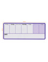 NB1904048,Planner magnetic saptamanal 140 x 36 cm mov nobo