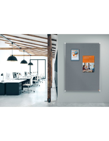NB1915189,Panou pluta 120 x 90 cm rama aluminiu premium plus nobo