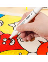 DLE70803-60,Set 60 markere sketching varf dublu rotund 1mm/tesit 7mm cutie plastic color emotion deli