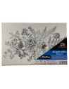 MCPP203046,Panza predesenata pe sasiu 20 x 30 cm flori sf art pigna