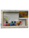 MCPP203046,Panza predesenata pe sasiu 20 x 30 cm flori sf art pigna