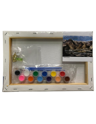 MCPP203048,Panza predesenata pe sasiu 20 x 30 cm peisaj 2 sf art pigna