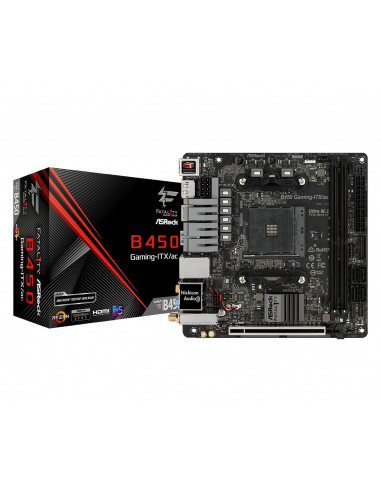 Placa de baza ASRock Fatal1ty B450 GAMING-ITX/AC, Socket