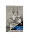 MCPP203049,Panza predesenata pe sasiu 20 x 30 cm corabie sf art pigna