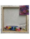 MCPP303053,Panza predesenata pe sasiu 30 x 30 cm flori sf art pigna