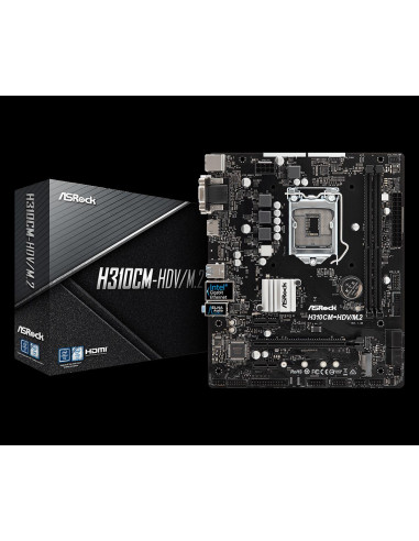 Placa de baza ASRock H310CM-HDV/M.2, Socket 1151,H310CM-HDV/M.2