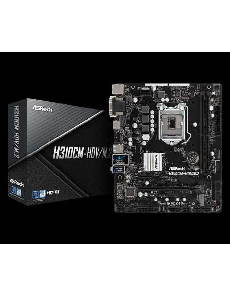 Placa de baza ASRock H310CM-HDV/M.2, Socket 1151,H310CM-HDV/M.2