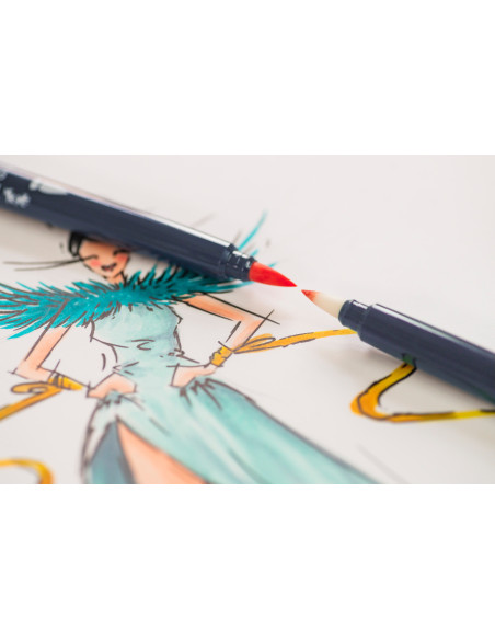 FC164712,Sketch marker 2 capete set 12 goldfaber faber-castell FC164712,Sketch marker 2 capete set 12 goldfaber faber-castell