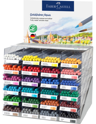 FC114659,Display 288 buc creion colorat aquarelle goldfaber faber-castell