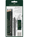 FC112997,Blister 7 piese pitt grafit faber-castell