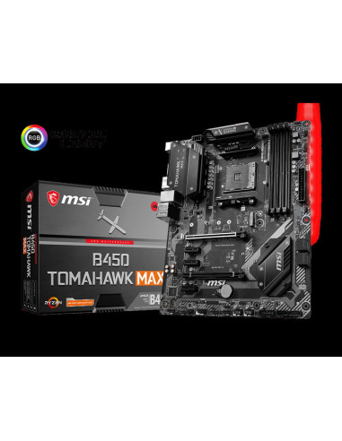 Placa de baza MSI B450 TOMAHAWK MAX, Socket AM4,B450 TOMAHAWK