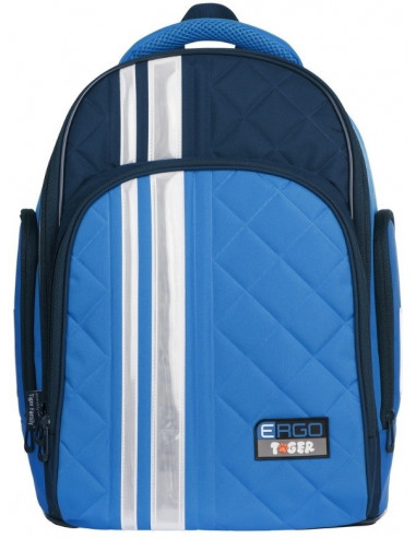 TGRW-003A,Ghiozdan Herlitz Ergonomic Neechipat Rainbow Blue Navy