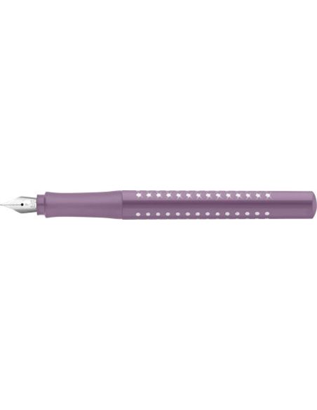 FC140880,Stilou sparkle FABER-CASTELL, penita F, Violet metalic