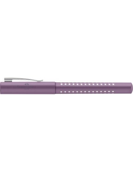 FC140880,Stilou sparkle FABER-CASTELL, penita F, Violet metalic