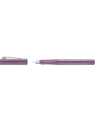 FC140877,Stilou sparkle FABER-CASTELL, penita M, Violet metalic