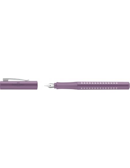 FC140877,Stilou sparkle FABER-CASTELL, penita M, Violet metalic