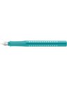 FC140879,Stilou sparkle FABER-CASTELL, penita F, Turcoaz ocean metalic