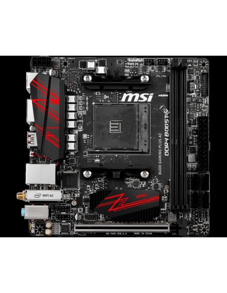 Placa de baza MSI B450I GAMING PLUS AC, Socket AM4,B450I GAMING