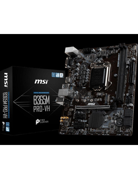 Placa de baza MSI B365M PRO-VH, socket,B365M PRO-VH
