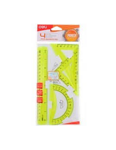 DLEG00402,Set geometrie DELI 4 piese color EG00402 2