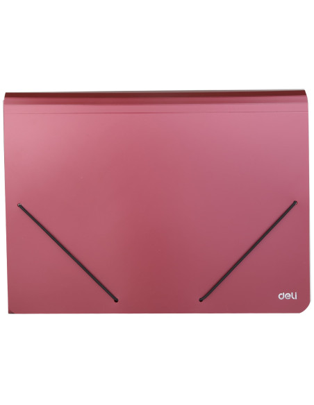 DLE5551,Mapa plastic cu elastic 12 separatoare deli