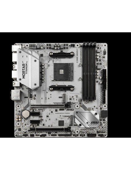Placa de baza MSI B450M MORTAR TITANIUM, Socket AM4,B450M