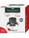 FC148704,Cerneala 30ml FABER-CASTELL, Rosu