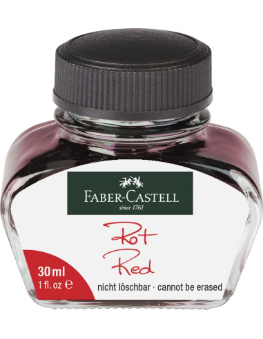 FC148704,Cerneala 30ml FABER-CASTELL, Rosu