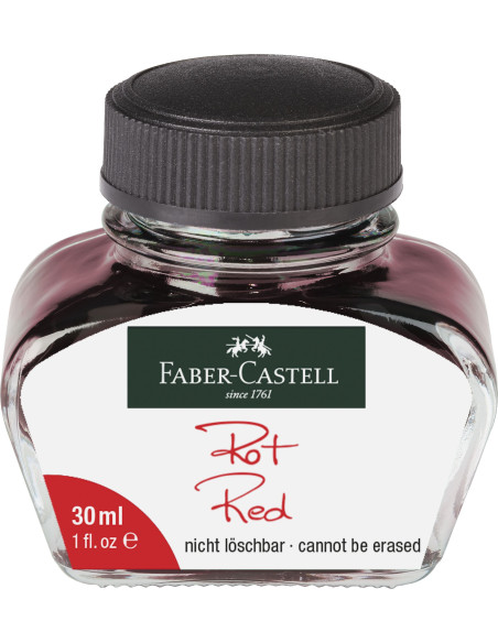 FC148704,Cerneala 30ml FABER-CASTELL, Rosu